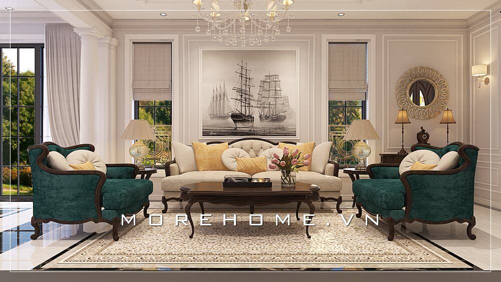 Mẫu ghế sofa phòng khách đẹp, tiện nghi và sang trọng